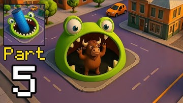 Hole.io - Gameplay Walkthrough Part 5 - Swallow the City to Grow Bigger! (iOS, Android)