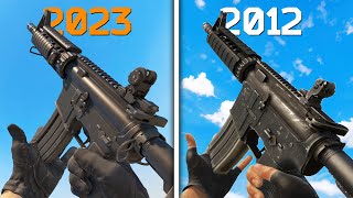 Counter-Strike 2 vs Global Offensive 2012 - Old vs New Weapons Comparison