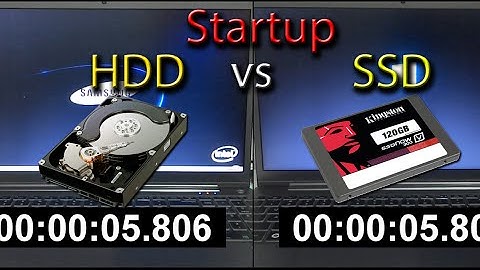 SSD vs HDD | Boot Windows 8.1 | Startup