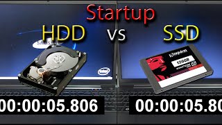 SSD vs HDD | Boot Windows 8.1 | Startup