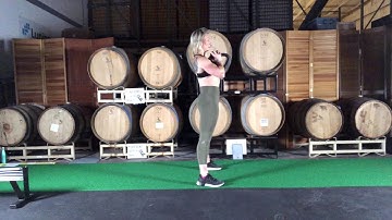 Kettlebell Goblet Squat with Bicep Curl