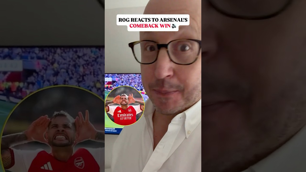 ROG REACTS TO ARSENAL'S COMEBACK WIN OVER LEEDS UNITED 🔥
