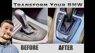 BMW E90: Carbon Fiber Overlay for Interior Trim