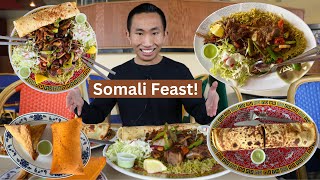 FIRST TIME Trying Somali Food At Jubba Restaurant | Somali Feast!!!