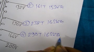 3KV 50v To 290V Automatic Stabilizer Transtormer Coil Winding Data