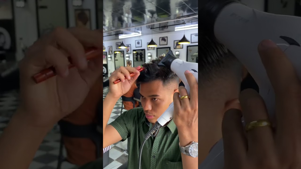 “ဆံပင်”ပုံသွင်းနည်း (side part)hairstyle ပုံသွင်းနည်း💇‍♂️