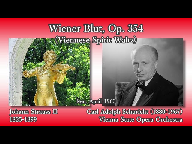 J. Strauss II: Wiener Blut, Schuricht (1963) J. シュトラウス