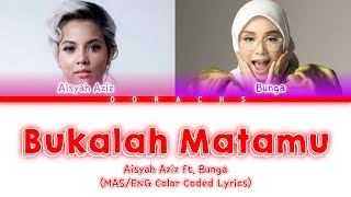 Aisyah Aziz ft. Bunga 'Bukalah Matamu' (OST Ejen Ali) Lyrics (Color Coded Lyrics)