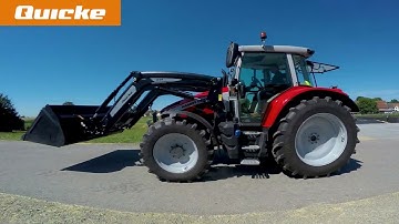 Dismounting a Quicke Loader Q5M (DE)