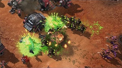 Starcraft II -- Heart of the Swarm -- 2v2 ZZ v TP action!