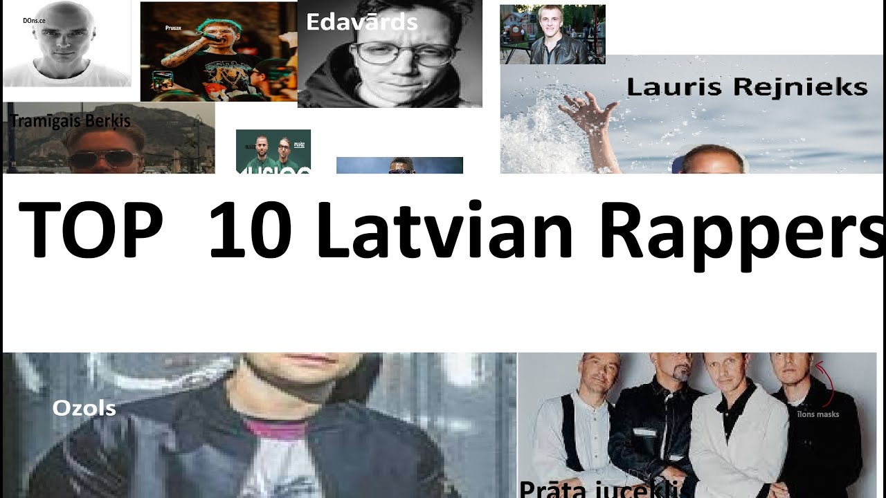 Latvian Rapper TOP 10 LATVIAN RAPPERS - YouTube