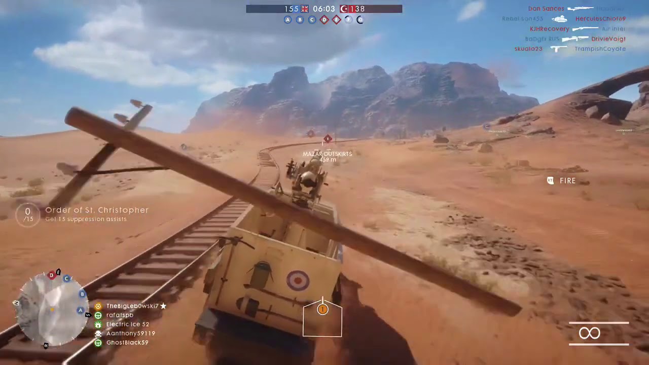 BF1 plane takedown
