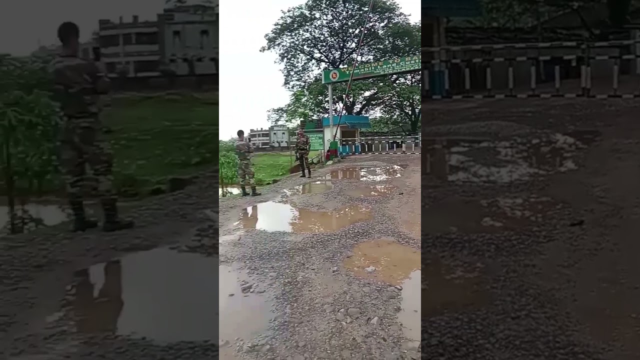 india-bangladesh border check post, Dawki, Meghalaya border crossing station.