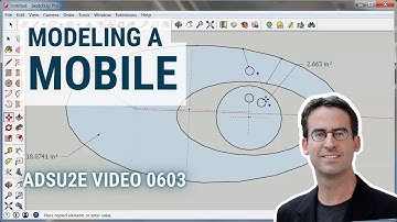 Modeling a Balancing Mobile in SketchUp (ADSU2E Video 0603)