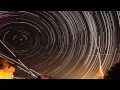 Star spin  earth rotates under starry sky composite time lapse v06709txm