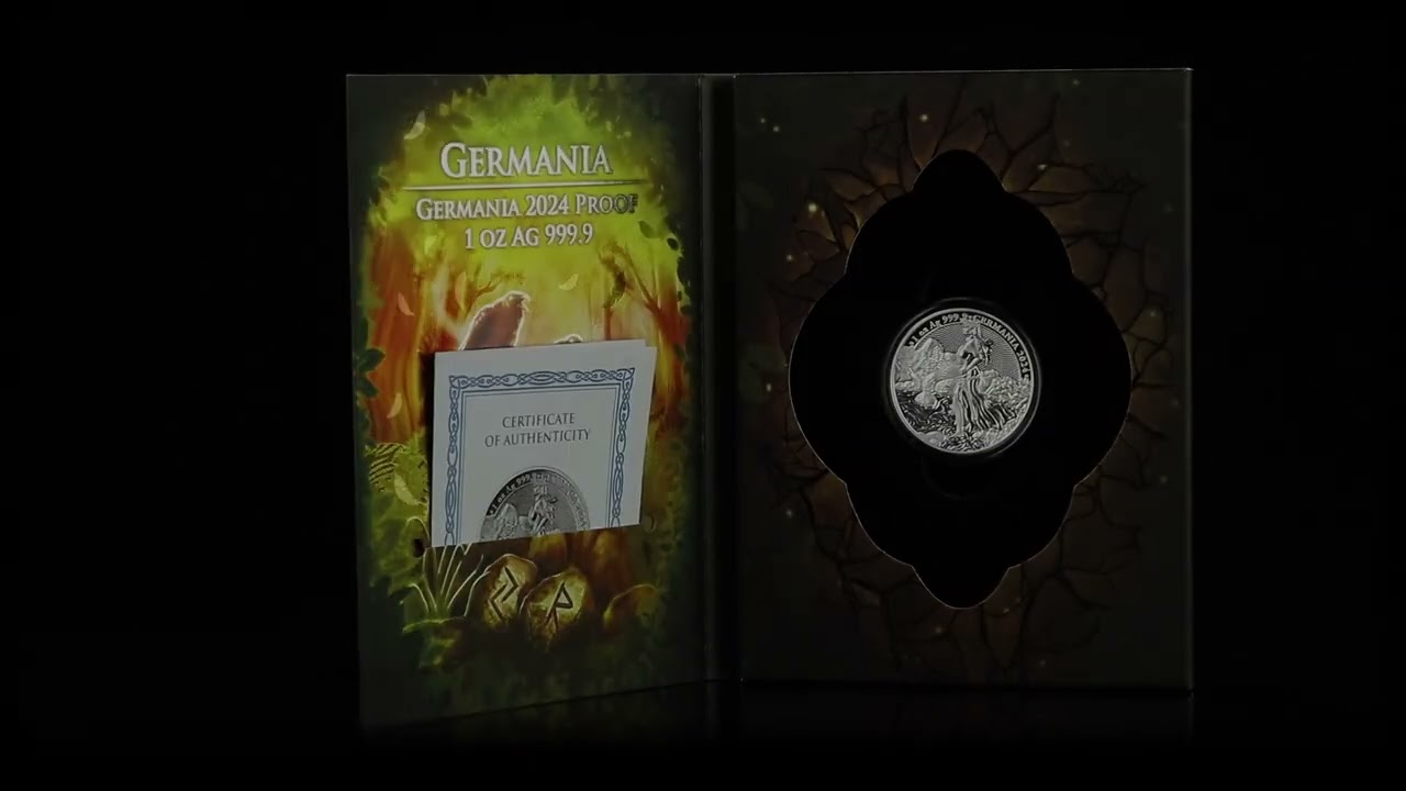 GERMANIA 1 oz. Proof Silver Coin 5 Mark 2024