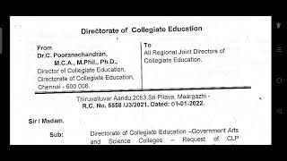 TN GOVERNMENT Computer literacy programmer or instructor Detail GO dt 7.1.22 #clp #csponkarthikeyan screenshot 5