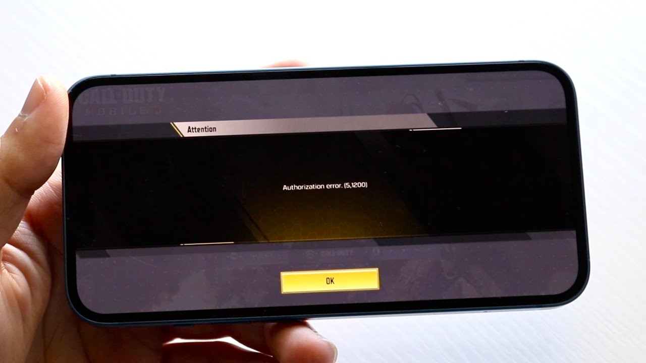 Fix Call Of Duty Mobile Log In Issue Due To Authorization Error