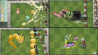 Pokémon vs Plants vs Zombies Compilation #1