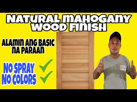 Video: Paano ka gumawa ng kulay ng mahogany?