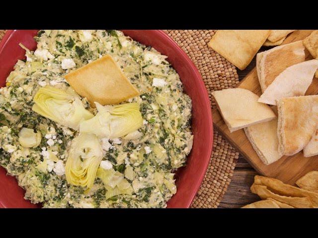 Delicious Dips: Spinach and Artichoke Hummus By Tina and Grant | Rachael Ray Show