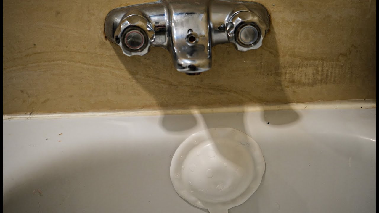 Overflow Plate Rusted Cover up your rusted overflow drain - YouTube