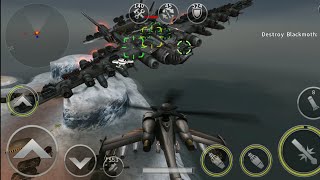 Gunship Battle: HELL KNIGHT helicopter in mission (gameplay)... screenshot 1