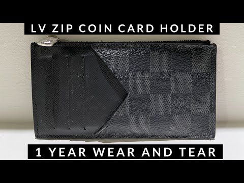 Louis Vuitton Coin Card Holder Damier Graphite Grey/Black