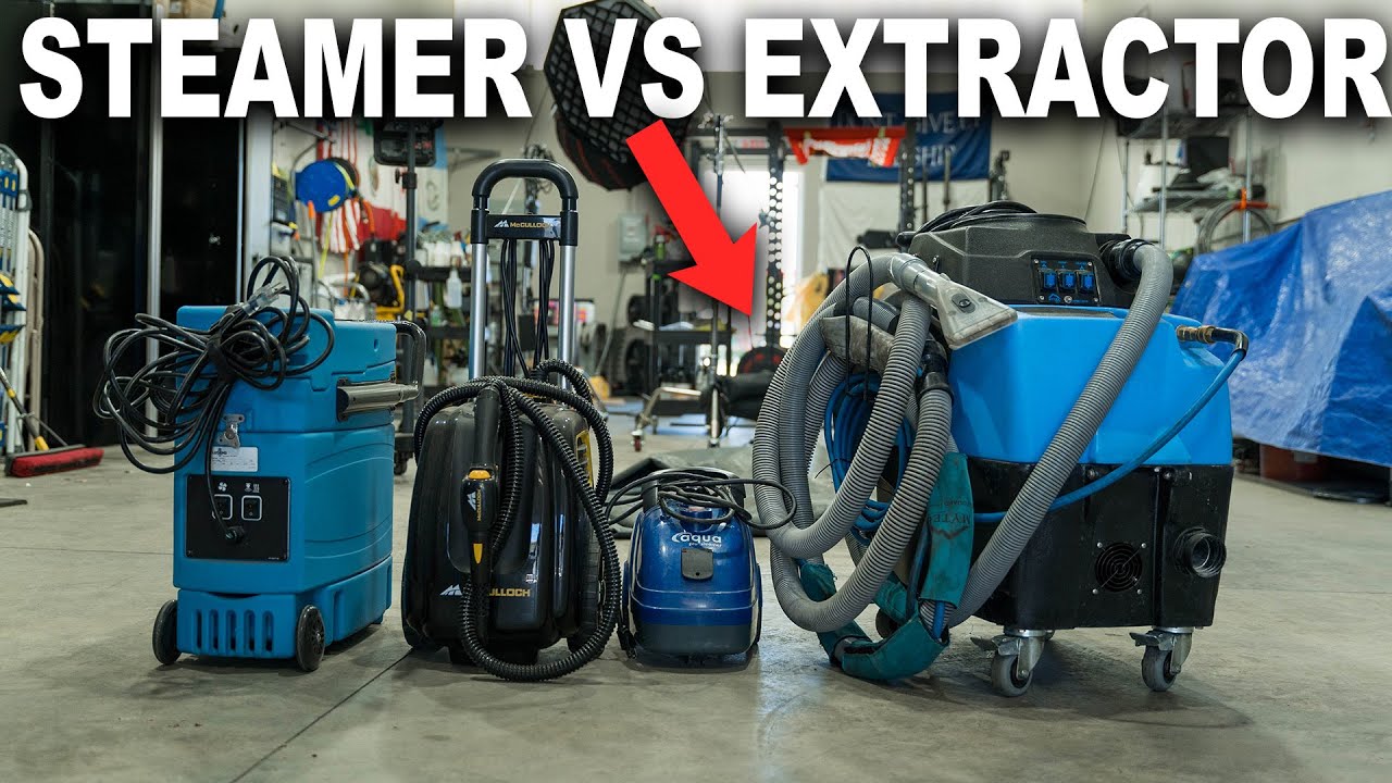 Steamer vs. Extractor: Your Car Cleaning Options - Old Engine Shed