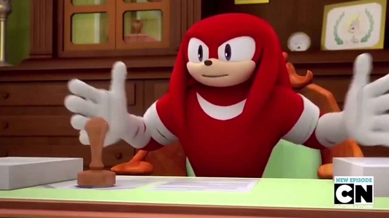 Knuckles says "Meme" for 1 hour (kinopost)