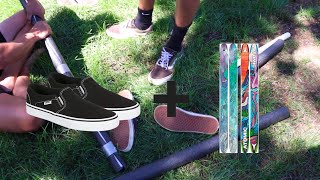 Trampoline skis