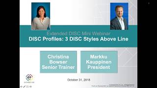 DISC Profiles  3 DISC Styles Above Line