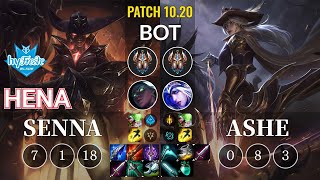 hyF Hena Senna vs Ashe Bot - KR Patch 10.20