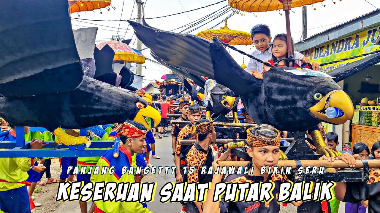 15 RAJAWALI TURUN KE JALAN!!! BEGINILAH KESERUAN SAAT PUTAR BALIK - Seni Benjang Lugay Pusaka