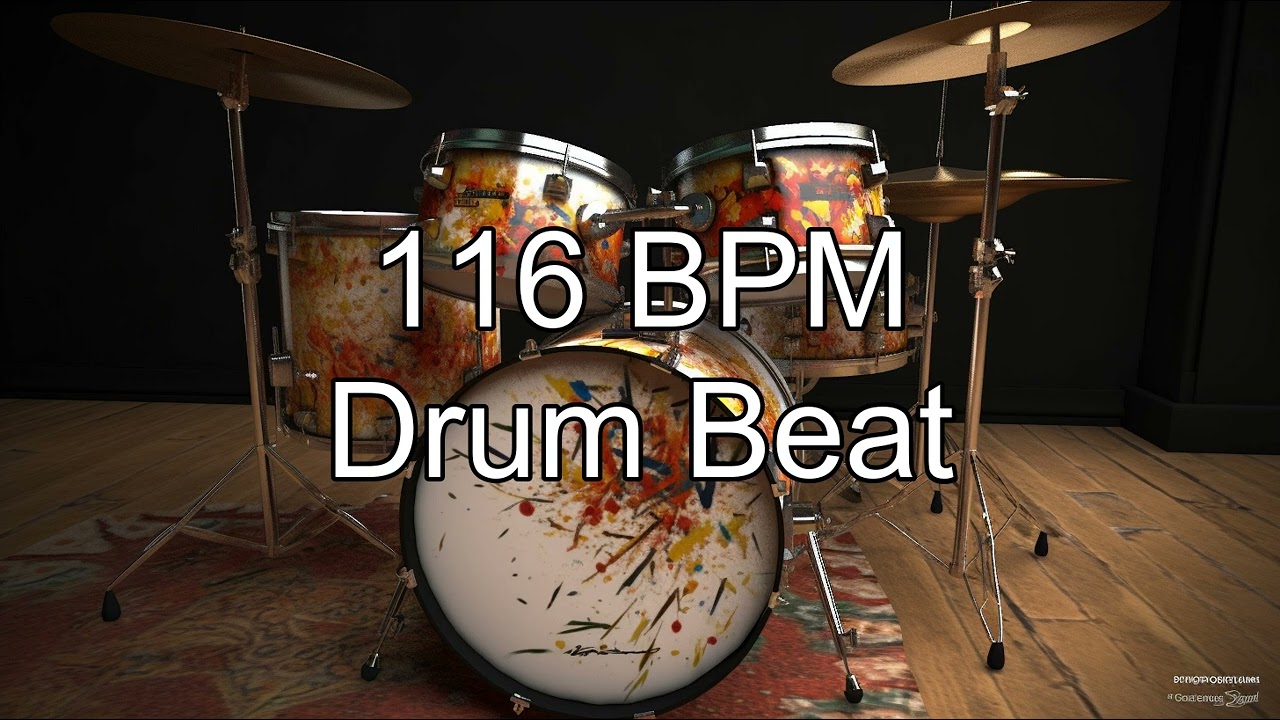 116 BPM Funk Drum Beat for Musical Practice