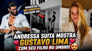 ANDRESSA SUITA SHOWS GUSTAVO LIMA WITH HIS SON ON HIS SHOULDERS