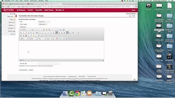 Sakai Tutorial: Home