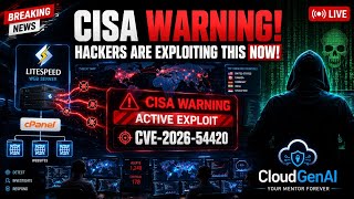 🚨 CISA Warns: Hackers Are Actively Exploiting This LiteSpeed Flaw!
