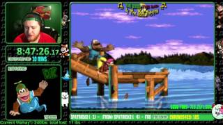 Let`s Play Donkey Kong Country 3 Live Part 1