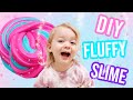 Fluffy DIY Slime Experiment for kids!