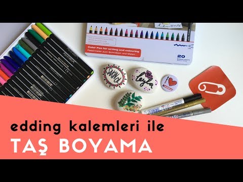 Keçeli Kalemler ile Taş Boyama Nasıl Yapılır? | 10marifet