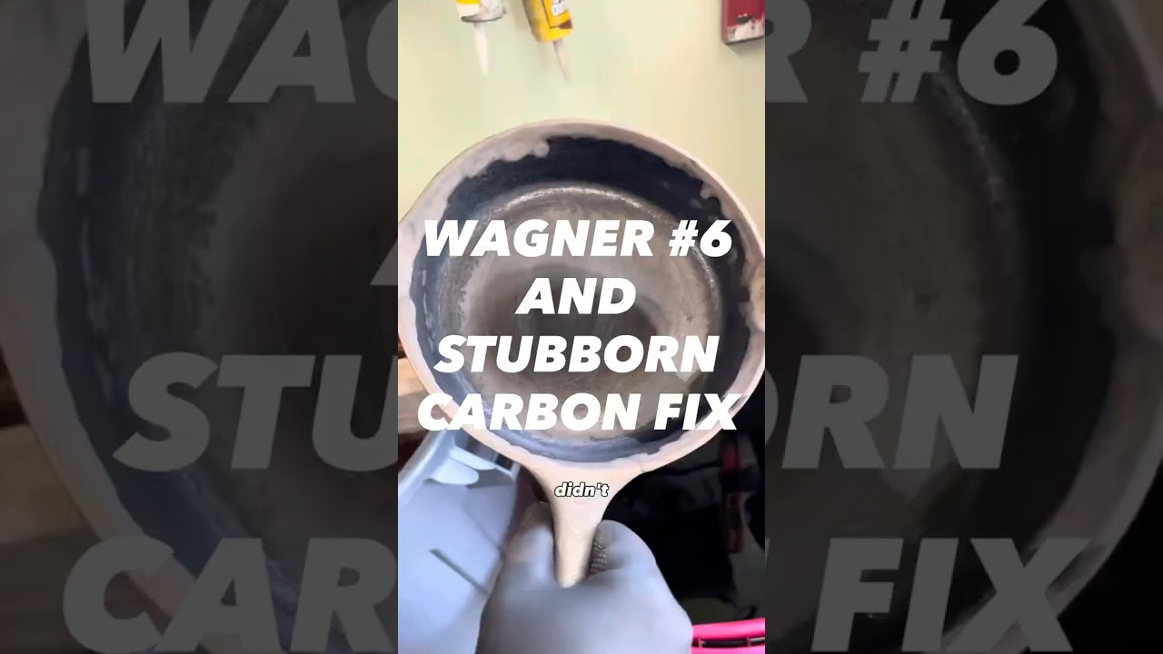 Wagner #6 Restoration | Stubborn Carbon Fix