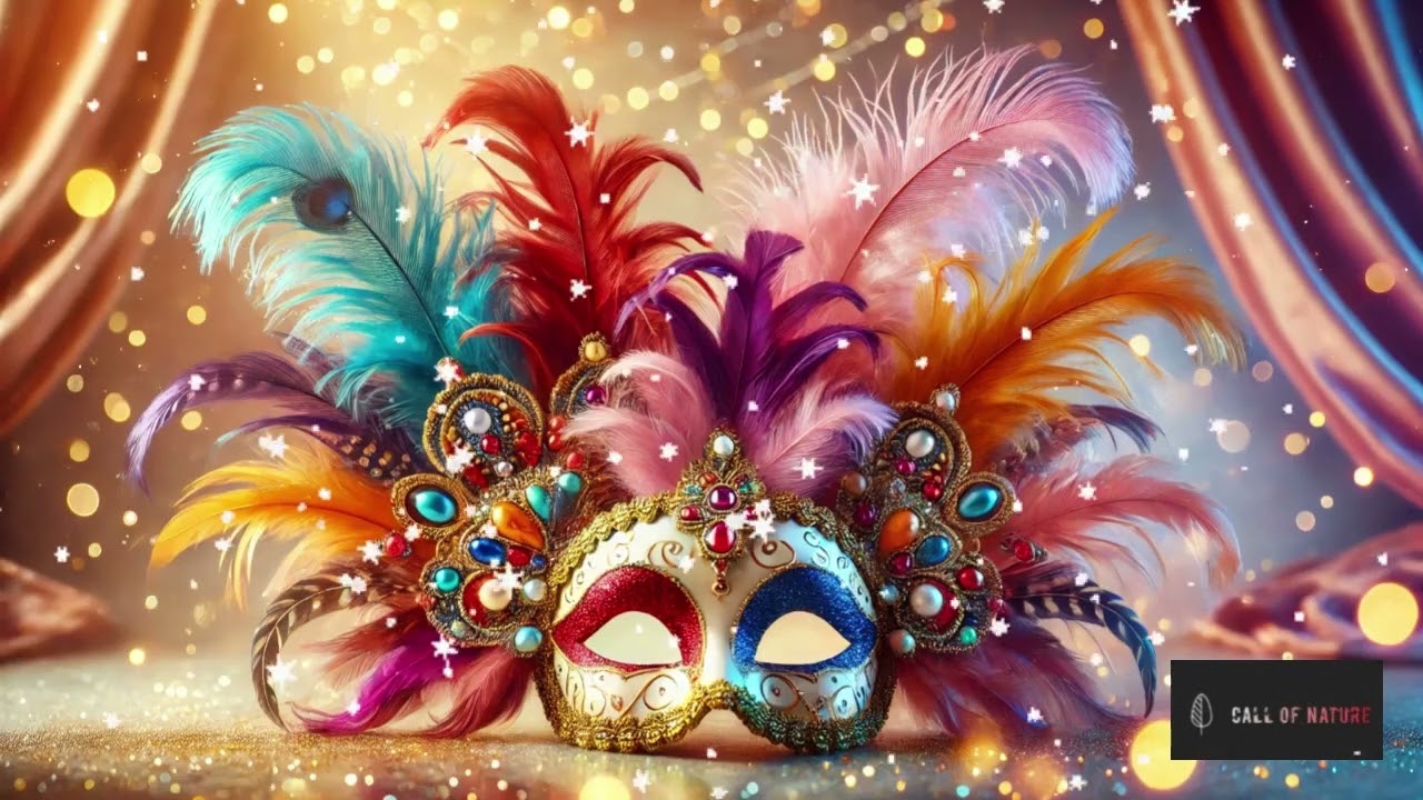 Rio Carnival Vibes: Colorful Masks & Soothing Rhythms | Relaxing Music" 🎭🎶✨