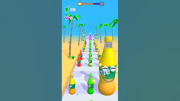 ジュースラン レベル 266 - ボトルごとに大きくなっていきます 🍹 🔥 #shorts #games #juicerun #gaming