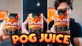 My New Favorite? - Pog Juice GFuel Flavor Review!