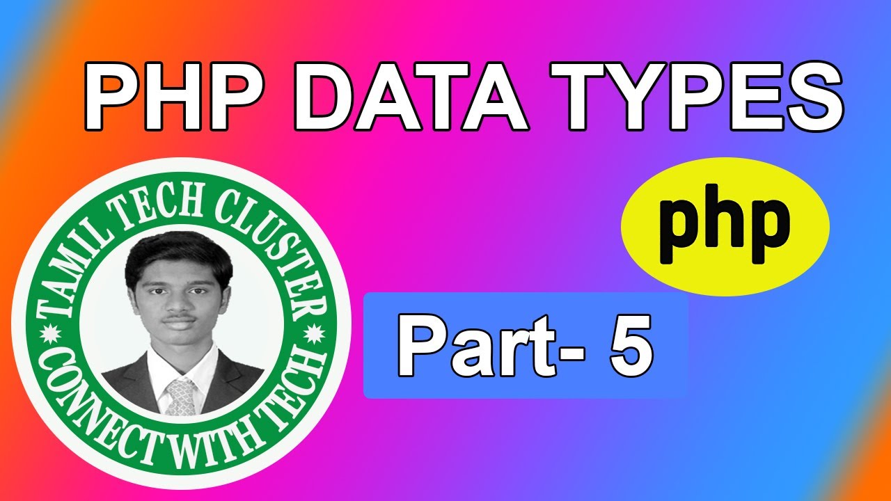 php data types | php data types in tamil - YouTube