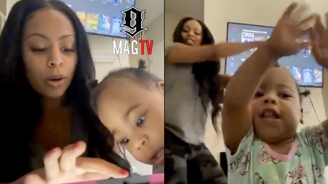 Alexis Skyy Teaches Daughter Alaiya 