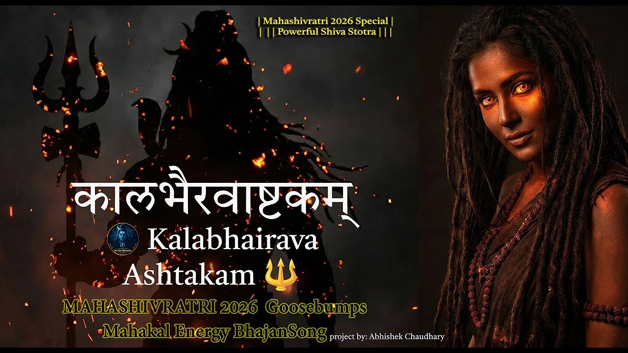 🔥 Kalabhairava Ashtakam 🔱 | Powerful Shiva Stotra | कालभैरवाष्टकम् | Mahakal Energy Bhajan