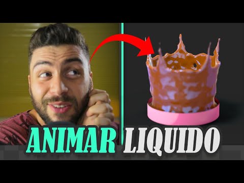 Como animar LIQUIDO SPLASH no Cinema 4D e RealFlow | Tutorial Cinema 4D