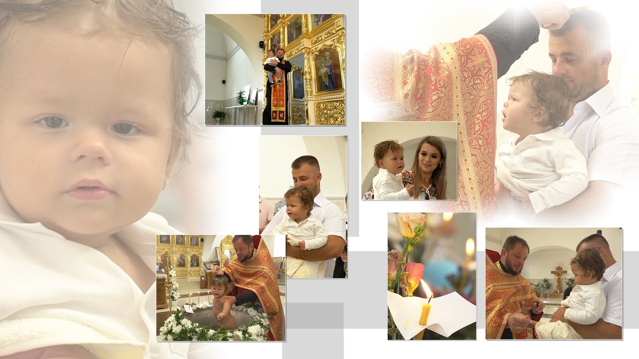 Botezul lui Amir. Clip de botez, biserica din Stauseni.